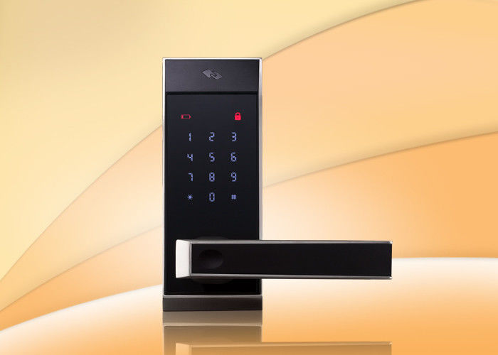 Serrure de porte biométrique d'entrée d'empreinte digitale de verrou simple de 54MM avec l'invite de voix